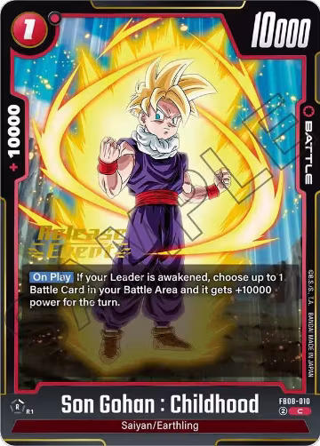 Son Gohan : Childhood - FB08-010 (FB08-010) — card price