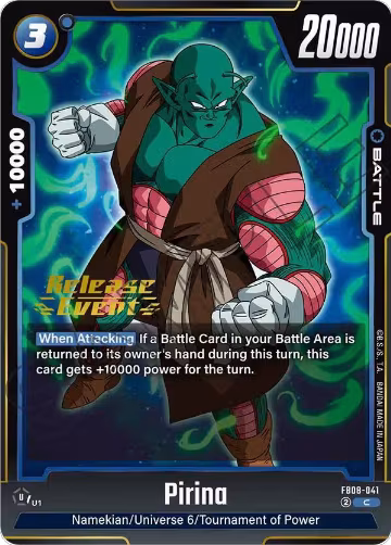 Pirina (FB08-041), Saiyan's Pride Release Event Cards — DB Fusion card price
