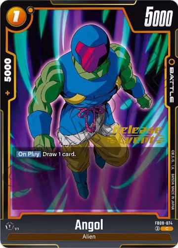 Angol (FB08-074), Saiyan's Pride Release Event Cards — DB Fusion card price