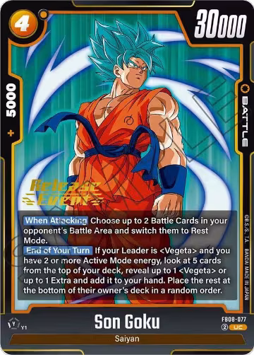 Son Goku - FB08-077 (FB08-077), Saiyan's Pride Release Event Cards — DB Fusion card price