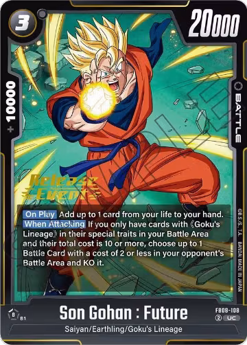 Son Gohan : Future - FB08-108 (FB08-108) — card price