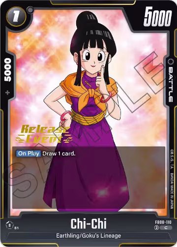 Chi-Chi (FB08-110), Saiyan's Pride Release Event Cards — DB Fusion card price