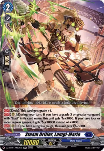 Steam Driller, Lamgi-Marie (DZ-BT11/023EN), DZ-BT11: Symphony of Might & Bloom — Vanguard card price
