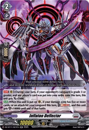 Inflaton Deflector (DZ-BT11/027EN), DZ-BT11: Symphony of Might & Bloom — Vanguard card price