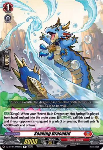Soaking Dracokid (DZ-BT11/045EN), DZ-BT11: Symphony of Might & Bloom — Vanguard card price