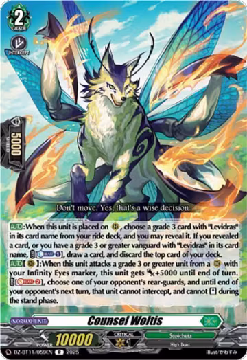 Counsel Woltis (DZ-BT11/059EN), DZ-BT11: Symphony of Might & Bloom — Vanguard card price