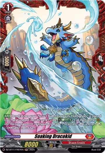 Soaking Dracokid (FR) (DZ-BT11/FR07EN), DZ-BT11: Symphony of Might & Bloom — Vanguard card price