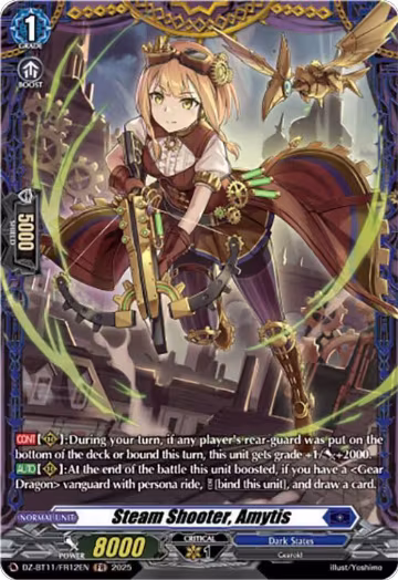 Steam Shooter, Amytis (FR) (DZ-BT11/FR12EN), DZ-BT11: Symphony of Might & Bloom — Vanguard card price