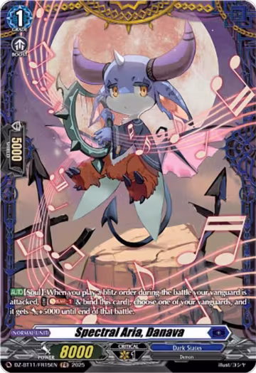 Spectral Aria, Danava (FR) (DZ-BT11/FR15EN), DZ-BT11: Symphony of Might & Bloom — Vanguard card price