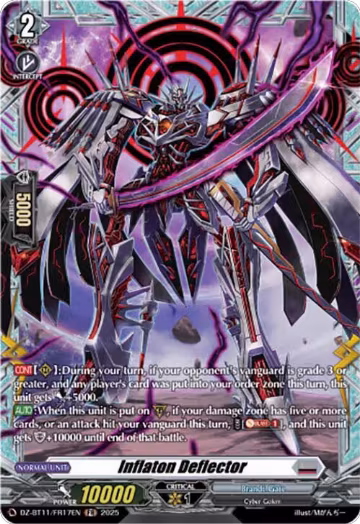 Inflaton Deflector (FR) (DZ-BT11/FR17EN), DZ-BT11: Symphony of Might & Bloom — Vanguard card price