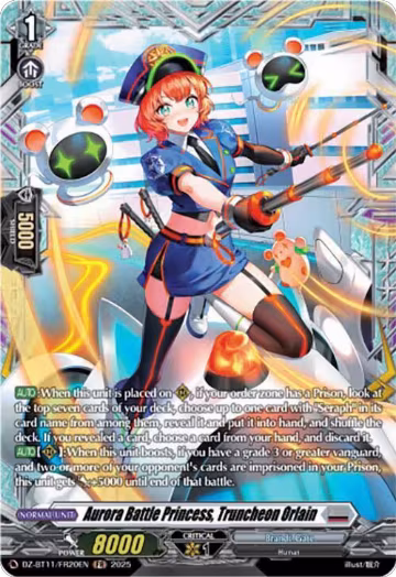 Aurora Battle Princess, Truncheon Orlain (FR) (DZ-BT11/FR20EN), DZ-BT11: Symphony of Might & Bloom — Vanguard card price