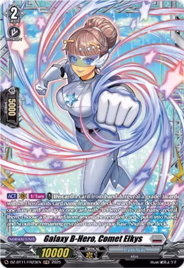 Galaxy B-Hero, Comet Elkys (FR) (DZ-BT11/FR23EN), DZ-BT11: Symphony of Might & Bloom — Vanguard card price