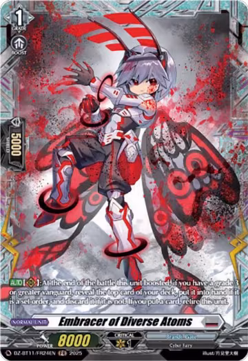 Embracer of Diverse Atoms (FR) (DZ-BT11/FR24EN), DZ-BT11: Symphony of Might & Bloom — Vanguard card price
