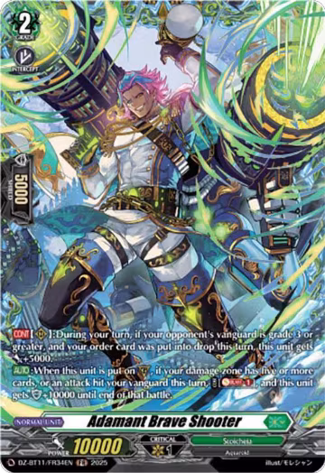 Adamant Brave Shooter (FR) (DZ-BT11/FR34EN), DZ-BT11: Symphony of Might & Bloom — Vanguard card price