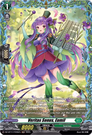 Veritas Sonus, Eumil (FR) (DZ-BT11/FR35EN), DZ-BT11: Symphony of Might & Bloom — Vanguard card price