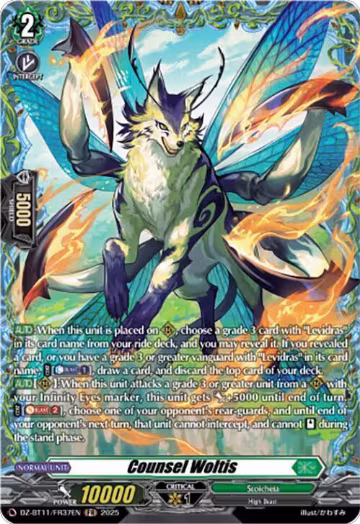 Counsel Woltis (FR) (DZ-BT11/FR37EN), DZ-BT11: Symphony of Might & Bloom — Vanguard card price