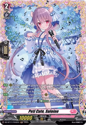 Peti Cute, Suloine (FR) (DZ-BT11/FR42EN), DZ-BT11: Symphony of Might & Bloom — Vanguard card price