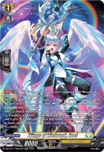 Wings of Lifebrook, Soel (SR) (DZ-BT11/SR24EN), DZ-BT11: Symphony of Might & Bloom — Vanguard card price