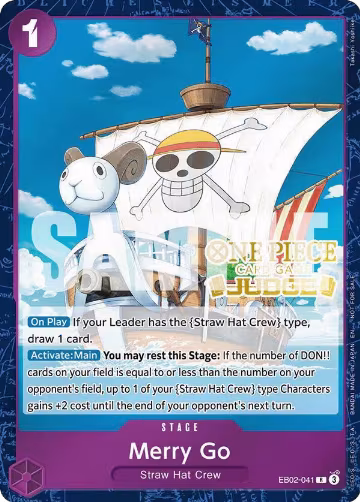 Merry Go (Judge Pack Vol. 7) (EB02-041), One Piece Promotion Cards — One Piece card price