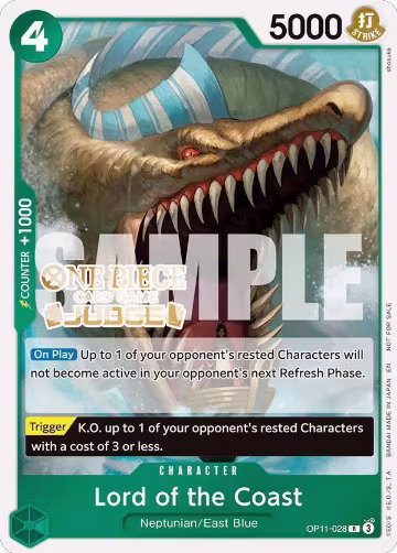 Lord of the Coast (Judge Pack Vol. 7) (OP11-028), One Piece Promotion Cards — One Piece card price