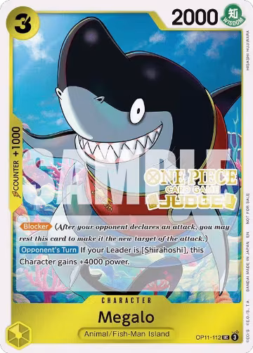 Megalo (Judge Pack Vol. 7) (OP11-112), One Piece Promotion Cards — One Piece card price