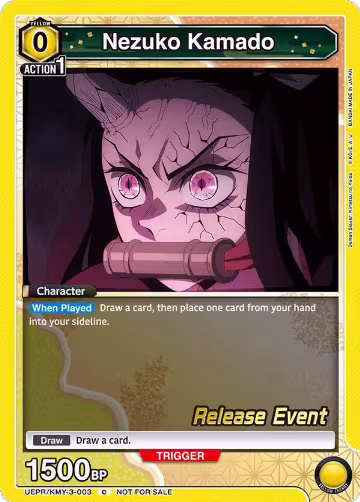 Nezuko Kamado (003) (UEPR/KMY-3-003), UEX05BT: Demon Slayer: Kimetsu no Yaiba Vol.2 Release Event Cards — Union Arena card price
