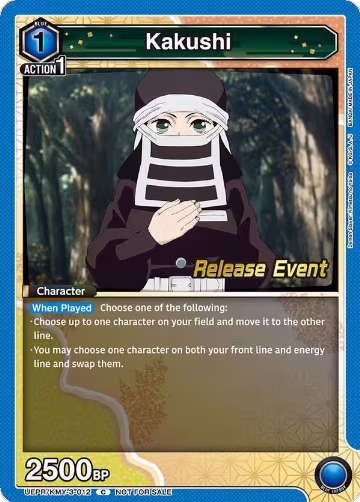 Kakushi (UEPR/KMY-3-012), UEX05BT: Demon Slayer: Kimetsu no Yaiba Vol.2 Release Event Cards — Union Arena card price