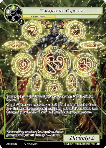 Thornspine Grounds (JRV-045 N), Journey to Ravidra — Force of Will card price