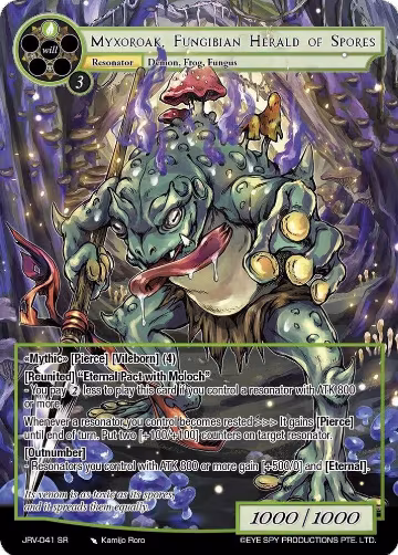 Myxoroak, Fungibian Herald of Spores (JRV-041 SR), Journey to Ravidra — Force of Will card price