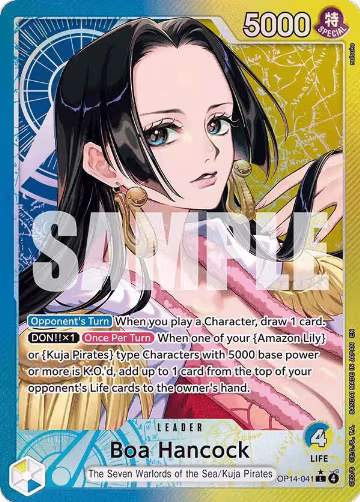 Boa Hancock - OP14-041 (Alternate Art) (OP14-041), The Azure Sea's Seven — One Piece card price