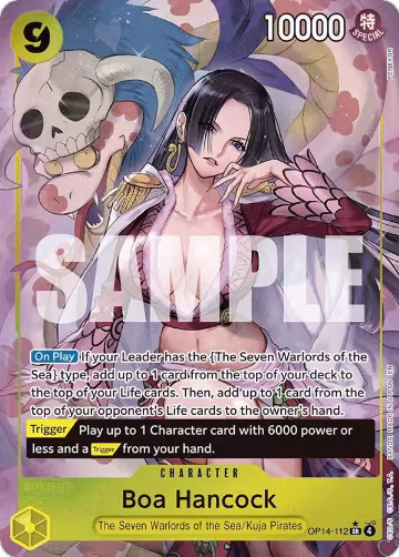 Boa Hancock - OP14-112 (Alternate Art) (OP14-112), The Azure Sea's Seven — One Piece card price