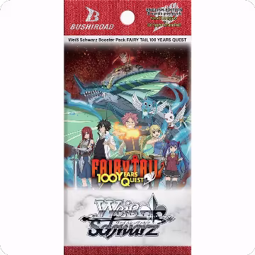 FAIRY TAIL 100 YEARS QUEST Booster Pack, FAIRY TAIL 100 YEARS QUEST — Weiß Schwarz sealed product price