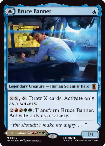 Bruce Banner (49), Marvel Super Heroes — Magic card price
