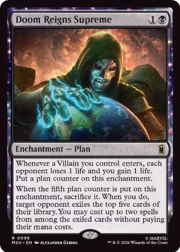 Doom Reigns Supreme (96), Marvel Super Heroes — Magic card price