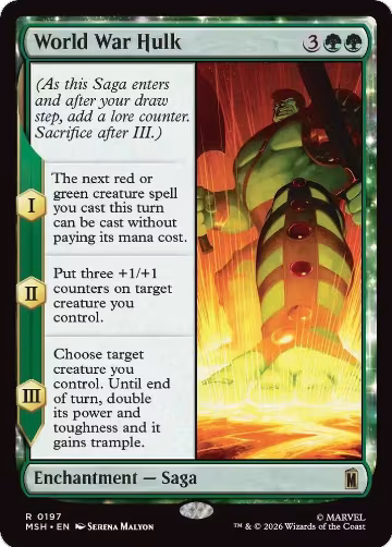 World War Hulk (197), Marvel Super Heroes — Magic card price