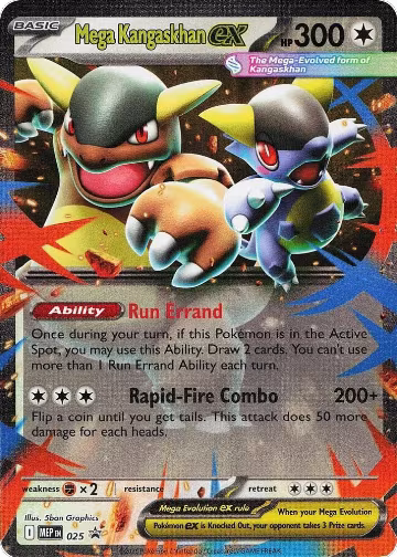 Mega Kangaskhan ex - 025 (025), Mega Evolution Promo — Pokémon card price