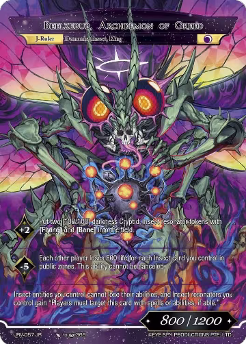 Wicked Lord, Beelzebub // Beelzebub, Archdemon of Greed (JRV-057 JR), Journey to Ravidra — Force of Will card price