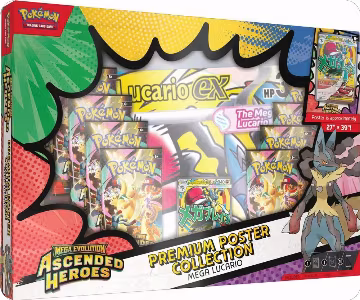 Premium Poster Collection: Mega Lucario, Ascended Heroes — Pokémon sealed product price