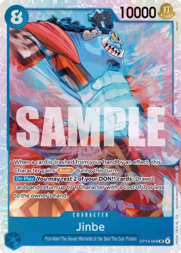 Jinbe - OP14-049 (OP14-049), The Azure Sea's Seven — One Piece card price