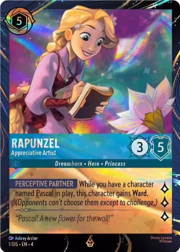 Rapunzel - Appreciative Artist (1), Disney Lorcana Promo Cards — Lorcana card price