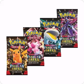 Paldean Fates Booster Pack Art Bundle [Set of 4], Paldean Fates — Pokémon sealed product price