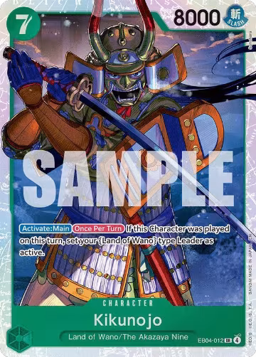 Kikunojo - EB04-012 (EB04-012), The Azure Sea's Seven — One Piece card price