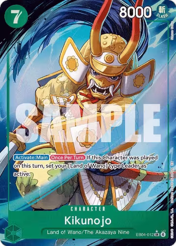 Kikunojo - EB04-012 (Alternate Art) (EB04-012), The Azure Sea's Seven — One Piece card price