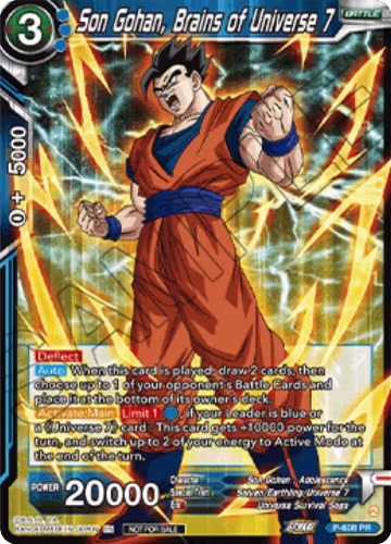 Son Gohan, Brains of Universe 7 (Championship 2025 Finals Pack) (P-608), Tournament Promotion Cards — DB Super card price