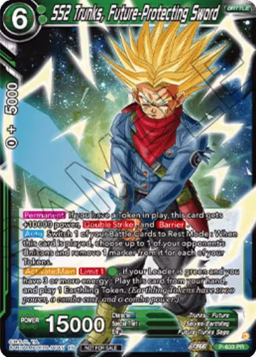 SS2 Trunks, Future-Protecting Sword (Championship 2025 Finals Pack) (P-633), Tournament Promotion Cards — DB Super card price