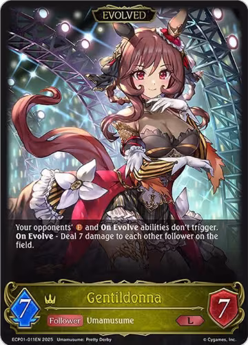 Gentildonna (Evolved) (ECP01-011EN), Umamusume: Pretty Derby — Shadowverse card price