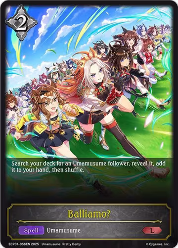 Balliamo? (ECP01-056EN), Umamusume: Pretty Derby — Shadowverse card price