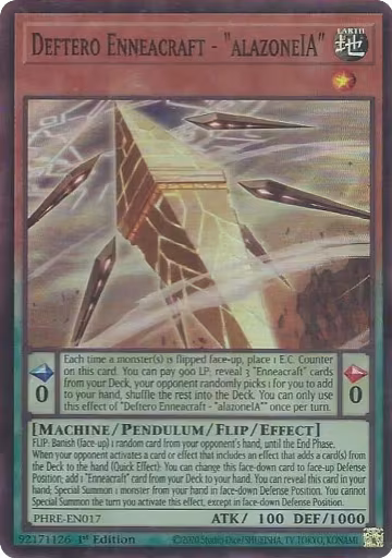 Deftero Enneacraft - "alazoneIA" (Super Rare) (PHRE-EN017), Phantom Revenge — Yu-Gi-Oh! card price