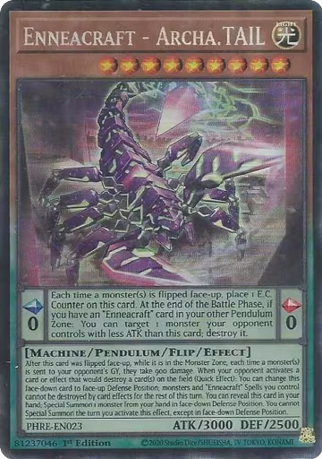 Enneacraft - Archa.TAIL (CR) (PHRE-EN023), Phantom Revenge — Yu-Gi-Oh! card price
