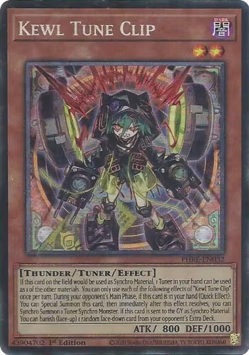 Kewl Tune Clip (CR) (PHRE-EN032), Phantom Revenge — Yu-Gi-Oh! card price